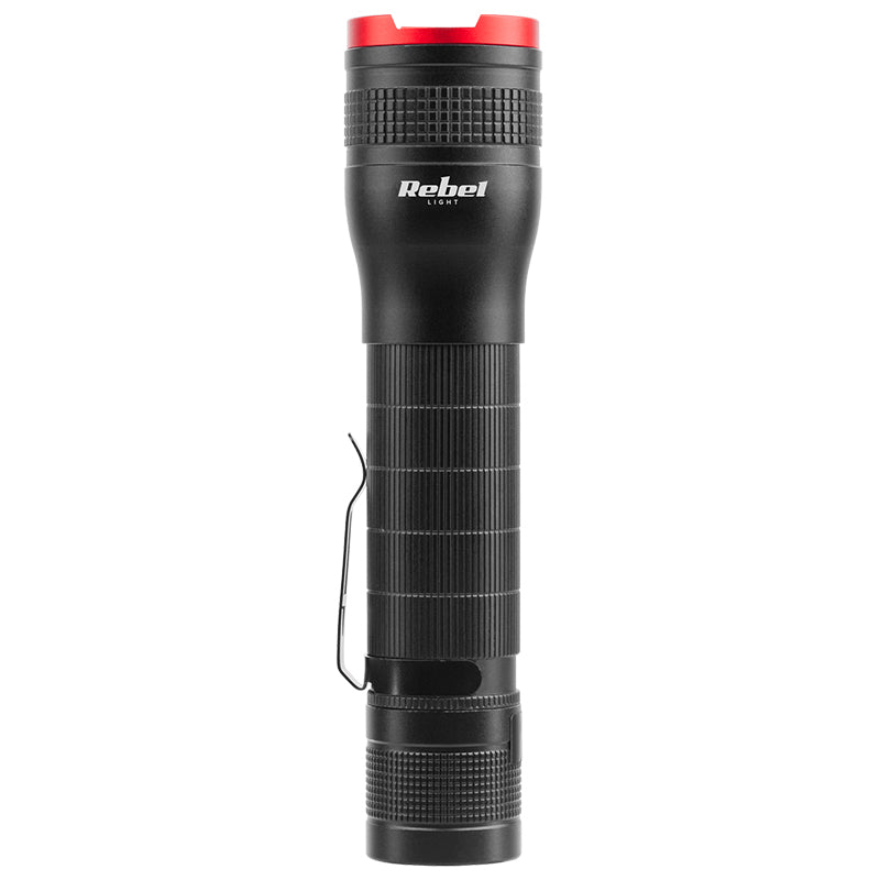 Lanterna Aluminiu cu Acumulator Rebel Urz 0927-1 cu baterie 2200 mAh si USB