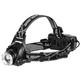 Lanterna Frontala 2x Accu 300lm Rebel LED 10W cu baterie 1500 mAh