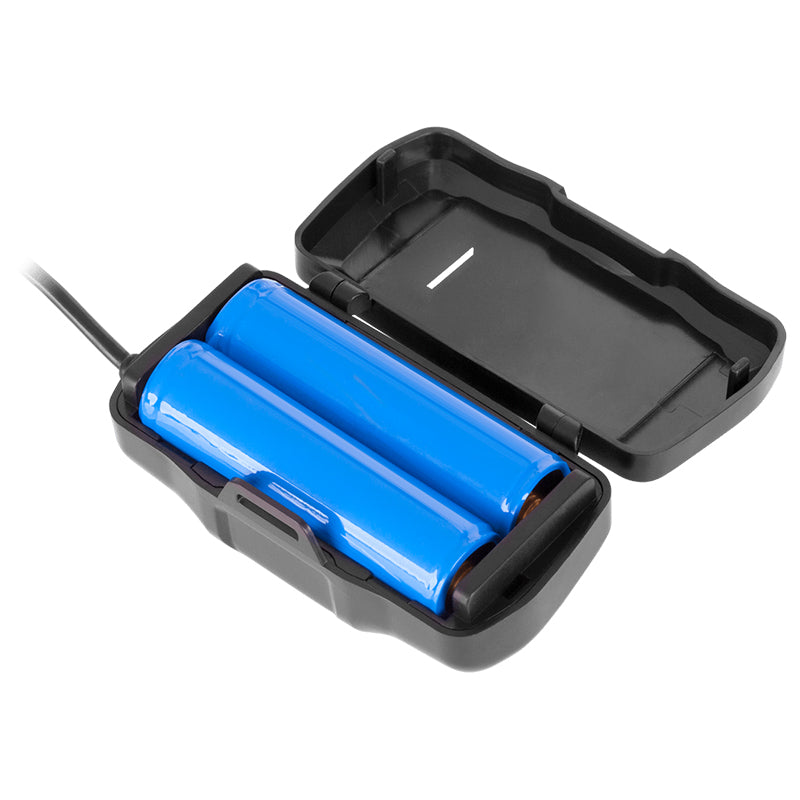 Lanterna Frontala 2x Accu 300lm Rebel LED 10W cu baterie 1500 mAh