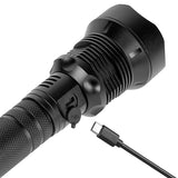 Lanterna cu 2 Acumulatori 26650 Rebel Urz 0942-1 cu baterie reincarcabila si USB
