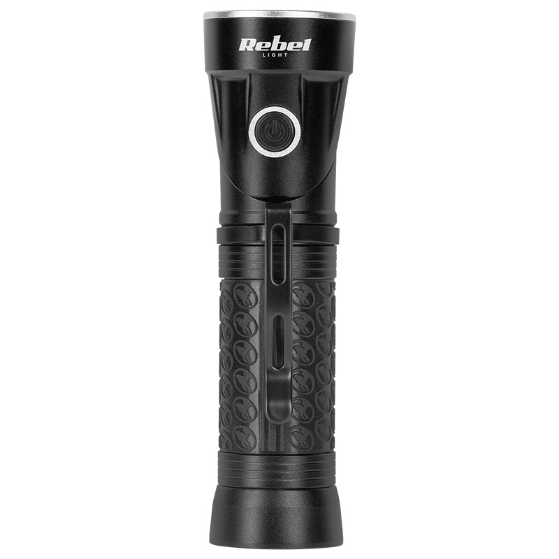 Lanterna Ipx5 Acumulator Rebel Urz 0947 cu baterie 1200 mAh, USB si Rezistenta la Apa