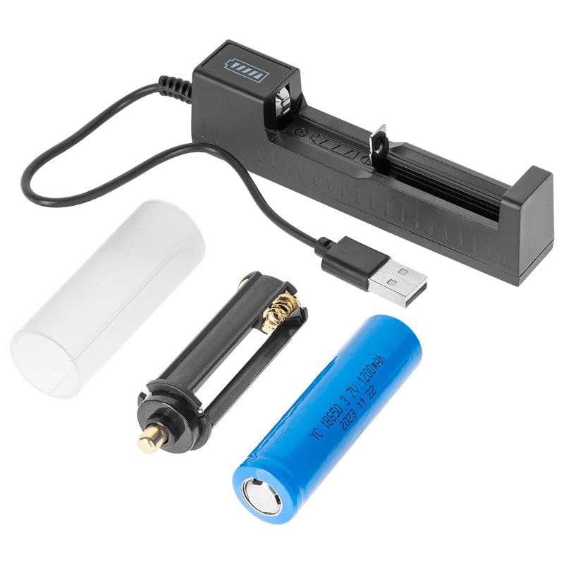 Lanterna Ipx5 Acumulator Rebel Urz 0947 cu baterie 1200 mAh, USB si Rezistenta la Apa