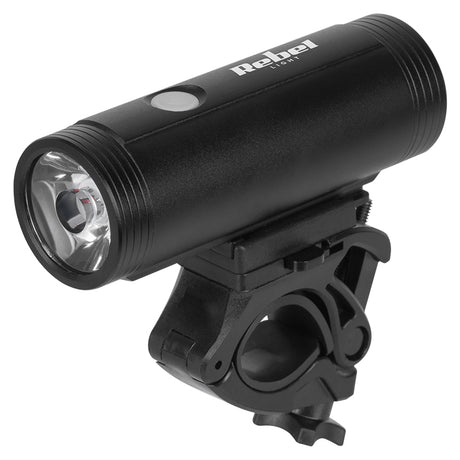 Lanterna Bicicleta cu Acumulator 18650 Rebel Urz 0948 cu baterie 2000 mAh, USB si Rezistenta la Apa