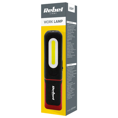 Lampa Atelier Xpe + COB Rebel Urz 0949 cu baterie 1200 mAh si USB
