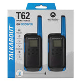 Statie Radio Pmr Set 2 Buc Blue T 62 cu baterie 800 mAh si USB