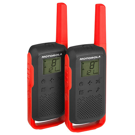 Statie Radio Pmr Set 2 Buc Red T 62 cu baterie 800 mAh si USB