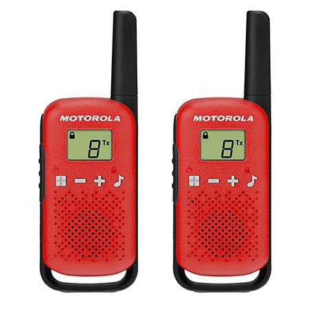 Statie Radio Pmr Set 2 Buc Motorola T 42 cu afisaj LCD si baterie reincarcabila