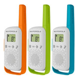 Statie Radio Pmr Set 3 Buc Motorola T 42 cu afisaj LCD si baterie reincarcabila