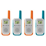 Statie Radio Pmr Set 4 Buc Motorola T 42 cu afisaj LCD si baterie reincarcabila