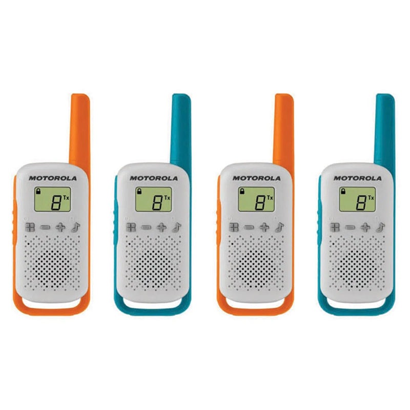 Statie Radio Pmr Set 4 Buc Motorola T 42 cu afisaj LCD si baterie reincarcabila