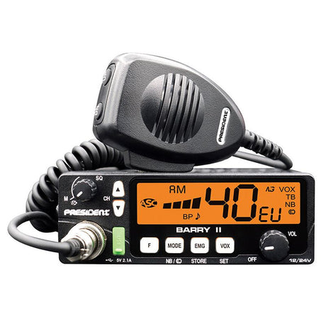 Radio Cb President Barry Ii Asc Vox 12 cu radio FM si USB