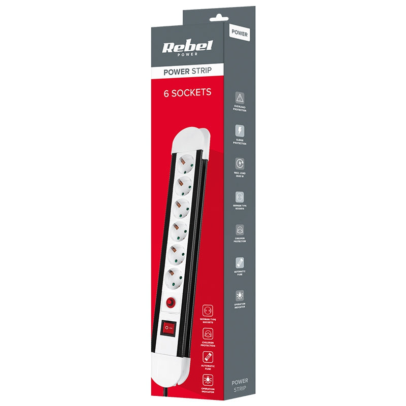 Prelungitor 3x 1.5 Mm2 6 Cai 1.5m Rebel Urz 3069-1.5b