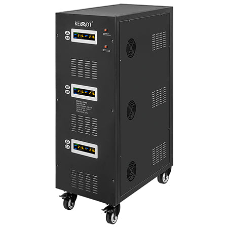 Stabilizator Servomotor Trifazat 100kva Proavr-100k Kem Urz 3437-100 cu afisaj LCD