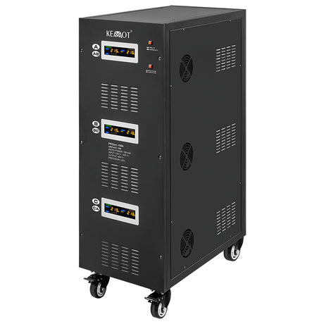 Stabilizator Servomotor Trifazat 100kva Proavr-100k Kem Urz 3437-100 cu afisaj LCD