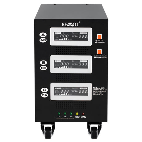 Stabilizator Servomotor Trifazat 30kva Proavr-30k Kemot Urz 3437-30 cu afisaj LCD
