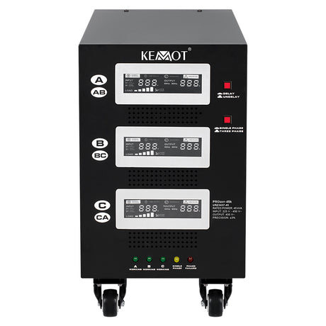 Stabilizator Servomotor Trifazat 45kva Proavr-45k Kemot Urz 3437-45 cu afisaj LCD