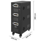 Stabilizator Servomotor Trifazat 50kva Proavr-50k Kemot Urz 3437-50 cu afisaj LCD