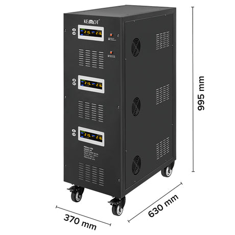 Stabilizator Servomotor Trifazat 50kva Proavr-50k Kemot Urz 3437-50 cu afisaj LCD