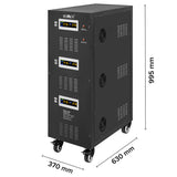 Stabilizator Servomotor Trifazat 60kva Proavr-60k Kemot Urz 3437-60 cu afisaj LCD