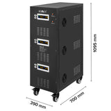 Stabilizator Servomotor Trifazat 80kva Proavr-80k Kemot Urz 3437-80 cu afisaj LCD