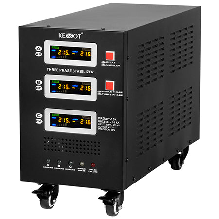 Stabilizator Servomotor Trifazat 10kva Proavr-10k Kemot Urz 3437 cu afisaj LED