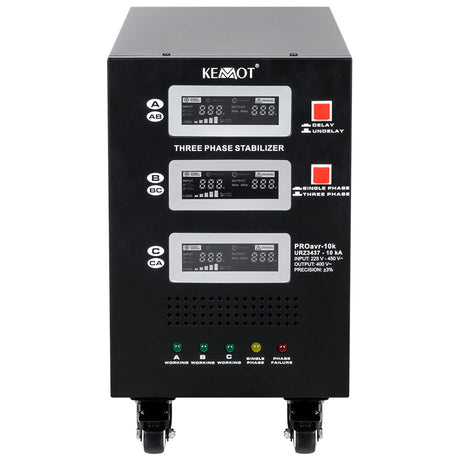Stabilizator Servomotor Trifazat 10kva Proavr-10k Kemot Urz 3437 cu afisaj LED
