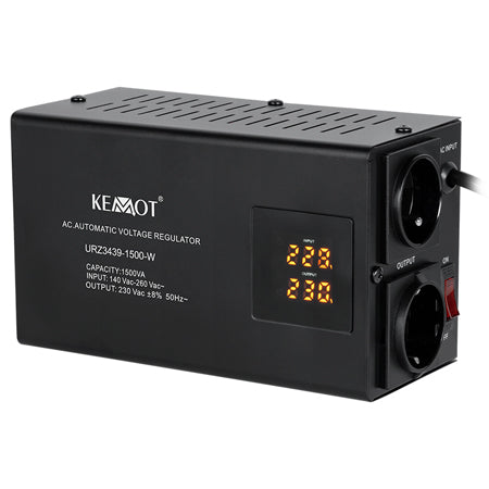 Stabilizator Tensiune Automat 1500va Perete Kemot Urz 3439-1500-