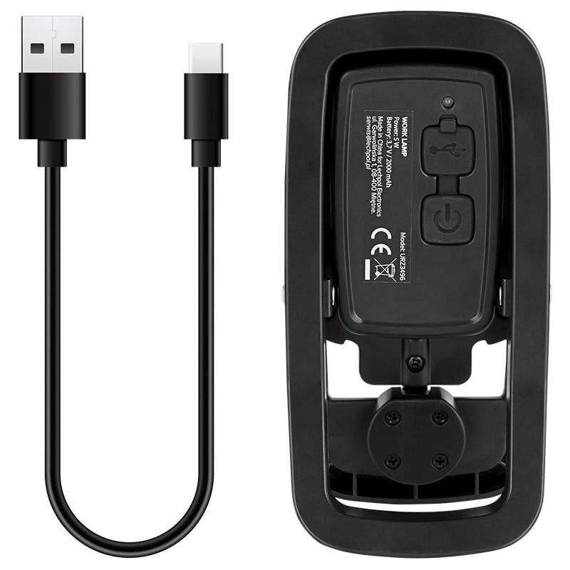 Lampa Atelier LED COB Rebel Urz 3496 cu baterie 2000 mAh si USB