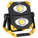 Reflector LED 2x COB Acumulator 5ah Rebel Urz 3607 cu baterie reincarcabila si USB