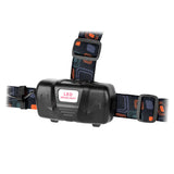 Lanterna Frontala LED 2x 2x Lm Rebel Accu 350 cu baterie 1500 mAh si USB