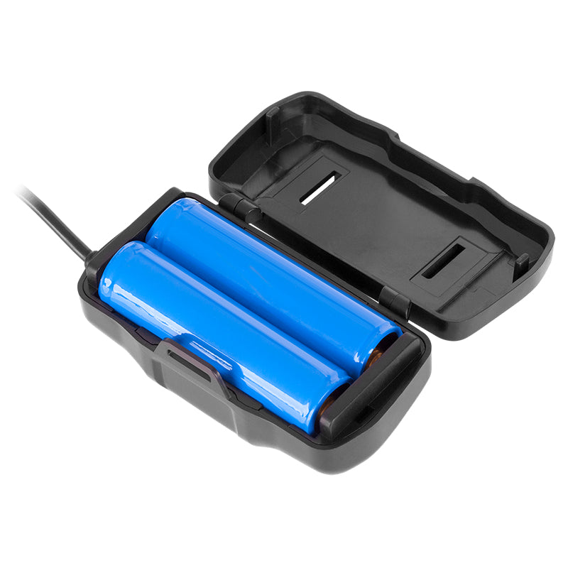 Lanterna Frontala LED 2x 2x Lm Rebel Accu 350 cu baterie 1500 mAh si USB