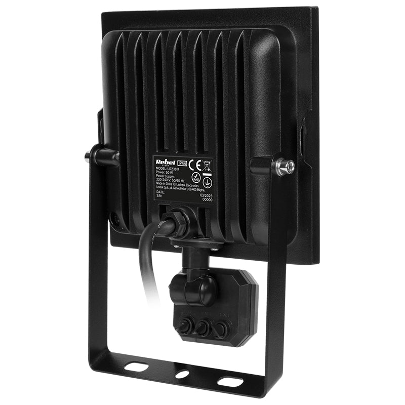 Reflector 4000k cu Senzor Rebel LED 50W
