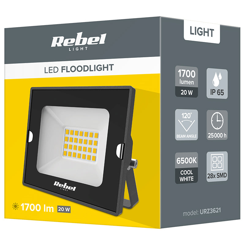 Reflector 6500k Rebel LED 20W