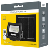 Reflector 6800 Panou Solar Telecomanda Rebel LED 60W cu baterie 4000 mAh