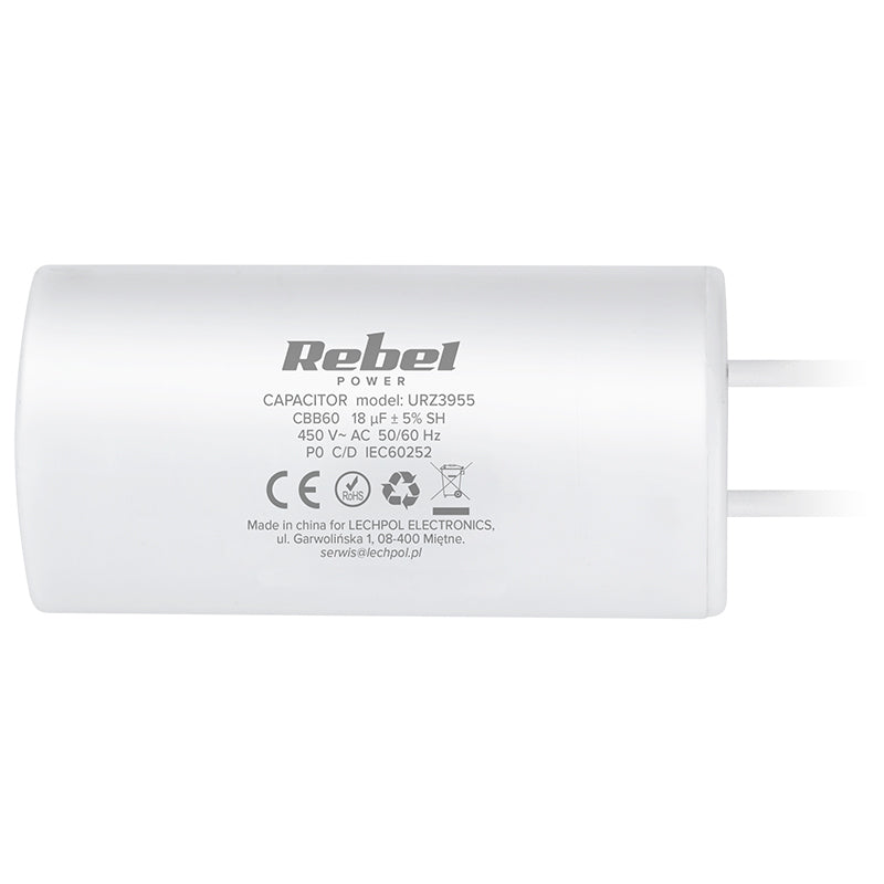 Condensator Motor 18uf Rebel Urz 3955