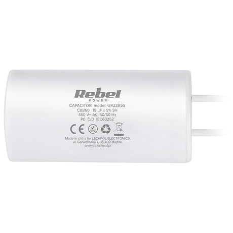 Condensator Motor 18uf Rebel Urz 3955