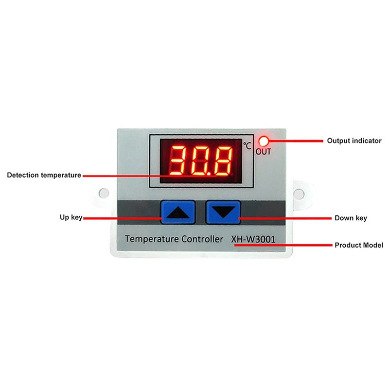 Termostat LCD Temperatura Xh- W 3001