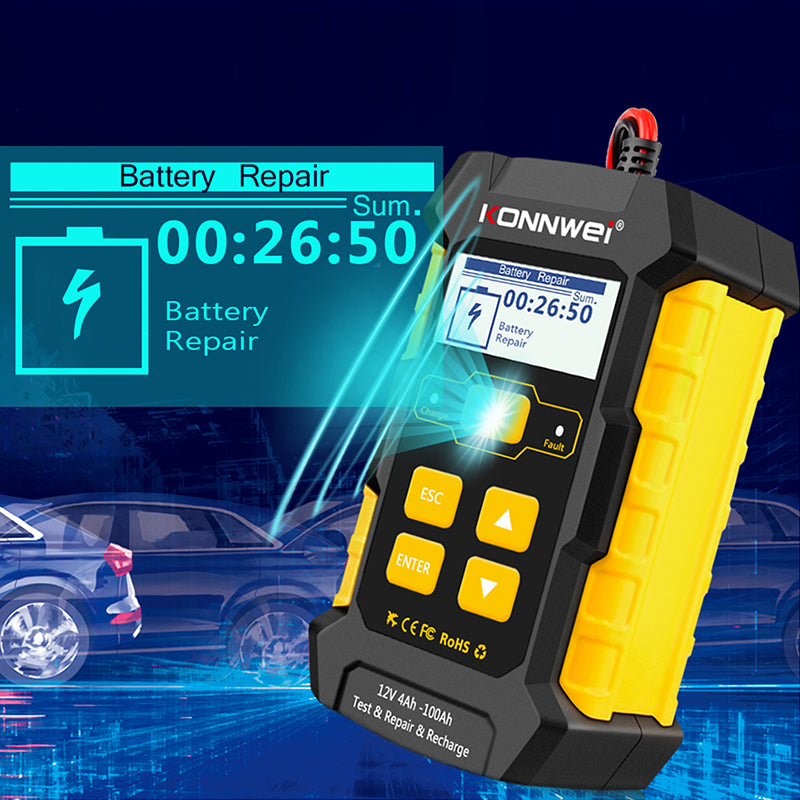 Tester Redresor baterie Auto 12V cu baterie reincarcabila