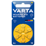 Baterii Auditive 10 Blister 6 Varta cu Bluetooth si baterie reincarcabila