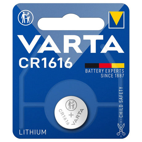 Baterie Blister 1 Buc Varta CR 1616 cu baterie reincarcabila