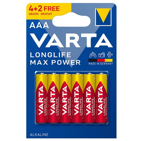 Baterie Alcalina Max Power Blister 6 Buc Lr 03 cu baterie reincarcabila