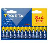 Baterie Alcalina Longlife Power Bl 12 Buc Lr 06 cu baterie reincarcabila