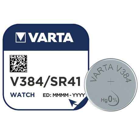 Baterie Ag3 V384 Blister 1b Varta Lr 41 cu baterie reincarcabila