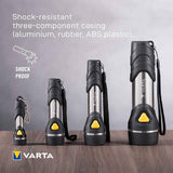 Lanterna LED Varta F20 Day Light, 40 lm, Raza 40 m, Autonomie 62 ore, 9 LED-uri