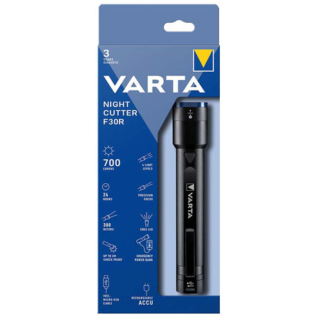 Lanterna LED Cree Night Cutter F30R Varta