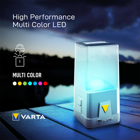Lanterna Camping Varta Outdoor Ambiance L10, 150 lm, LED Multicolor, IPX4, Montabila