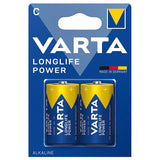 Baterie Alcalina Longlife Power Blister 2buc Varta Lr 14 cu baterie reincarcabila