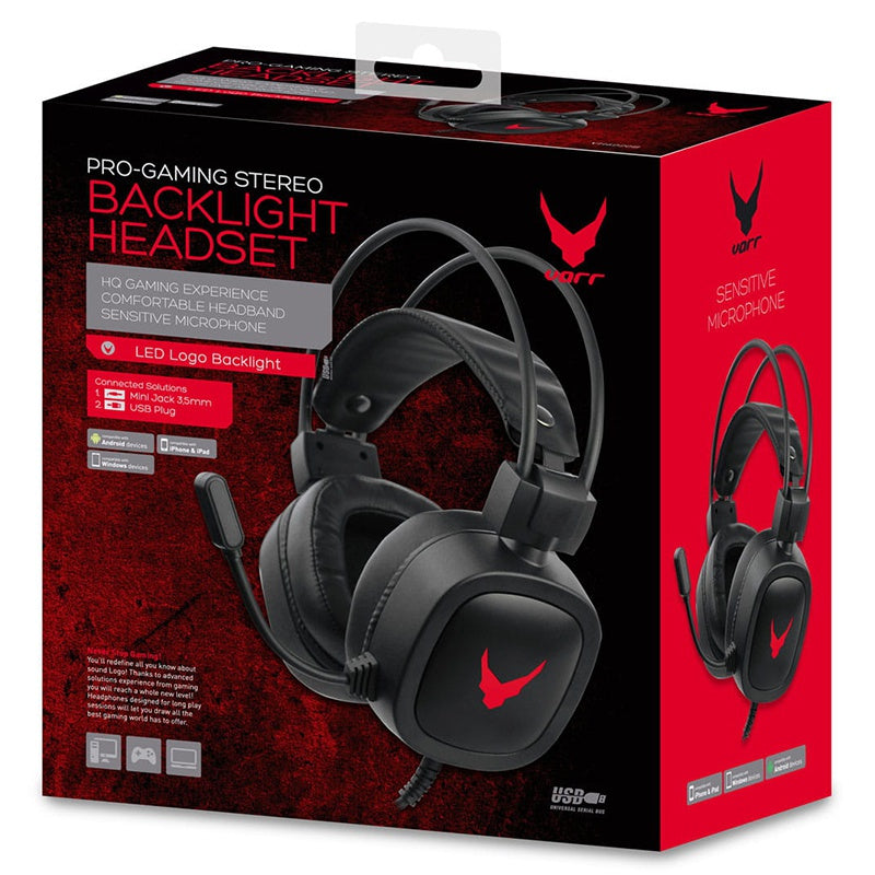 Casti Hi-fi Stereo Gaming Varr Vh 6020b cu USB si Sunet Stereo