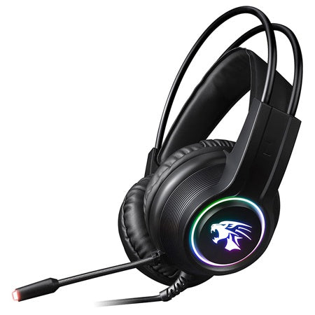 Casti Hi-fi Stereo cu Microfon Gaming RGB Vh 8030 cu USB si Sunet Stereo