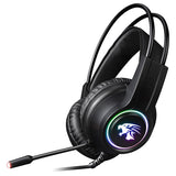 Casti Hi-fi Stereo cu Microfon Gaming RGB Vh 8030 cu USB si Sunet Stereo